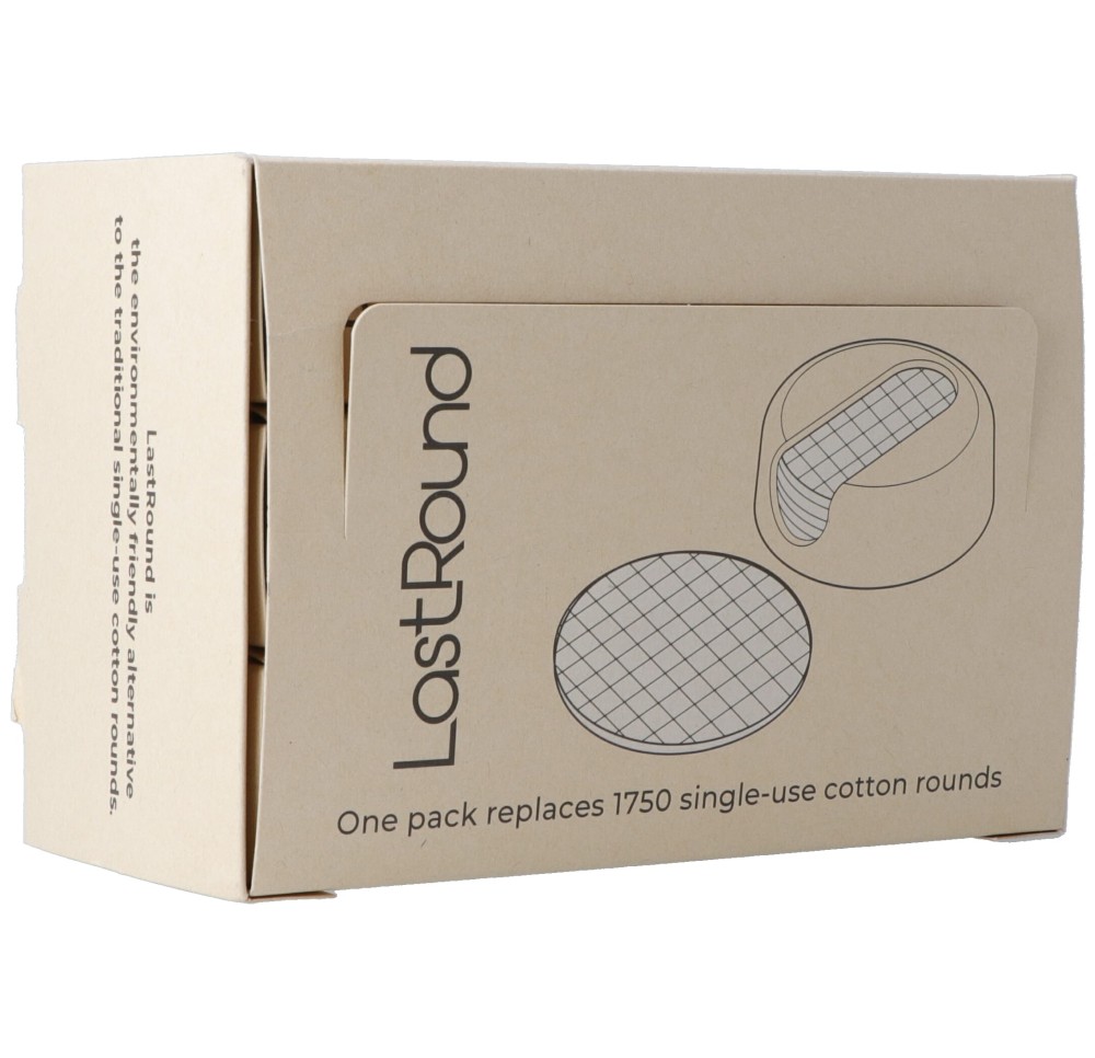 LASTROUND Disp disques démaquill réutil turq 6pce