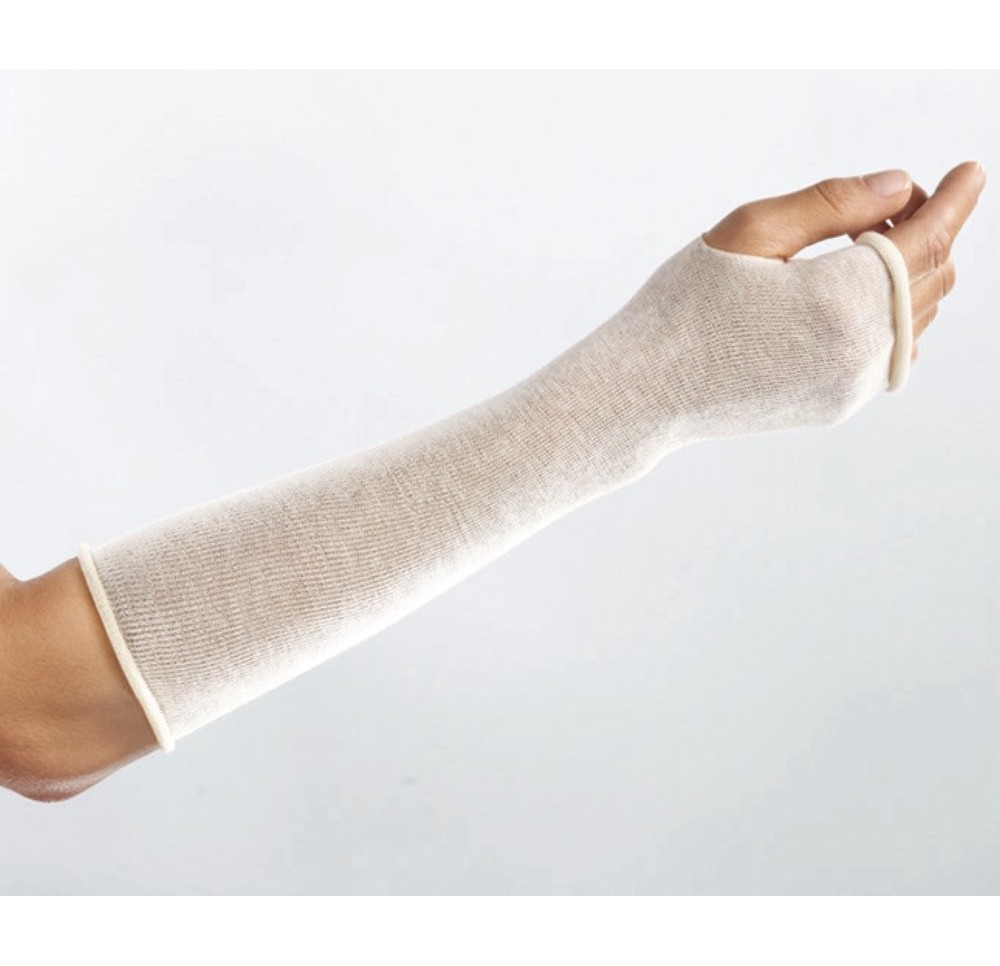 L+R jersey tubulaire 6cmx25m écru rouleau
