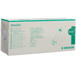 OMNIFIX seringue 20ml luer sans latex 100 pce