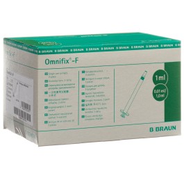 OMNIFIX-F seringue solo 1ml LS tubercu/hép 100 pce