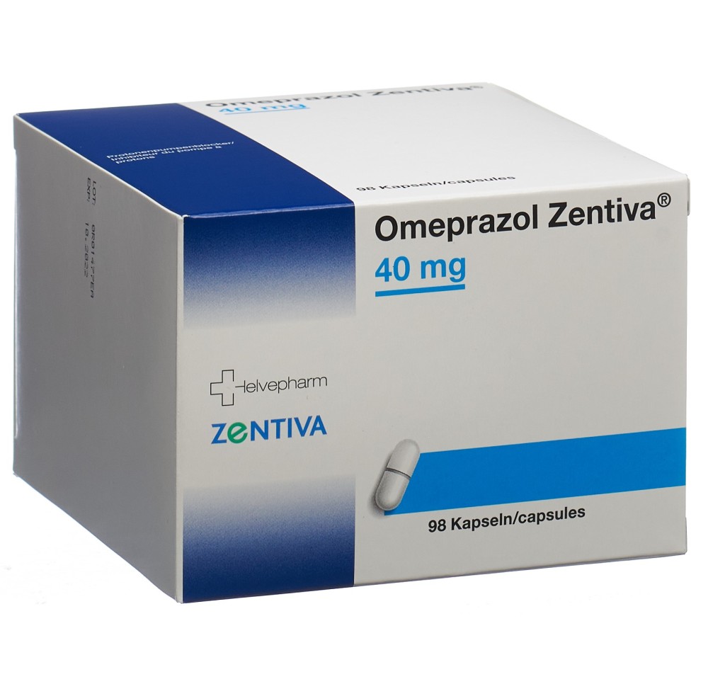 OMEPRAZOL Zentiva caps 40 mg 98 pce