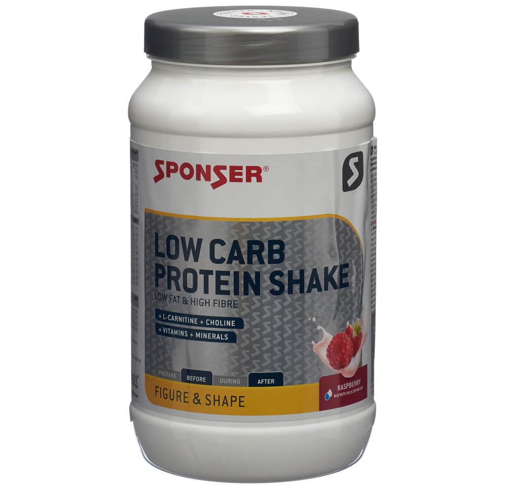 SPONSER Low Carb Protein Shake Raspberry 550 g