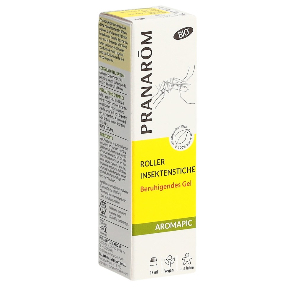 PRANAROM Aromapic gel apaisant bio roll-on 15 ml