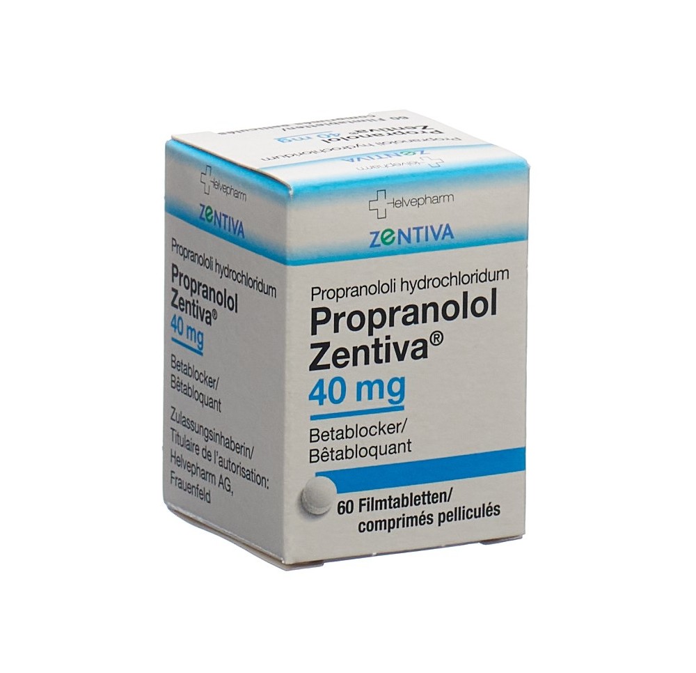PROPRANOLOL Zentiva cpr pell 40 mg bte 60 pce