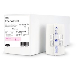 RHENA Ideal bande élastique 15cmx5m blanc 10 pce