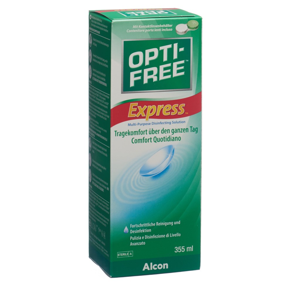 OPTI FREE EXPRESS No Rub sol fl 355 ml