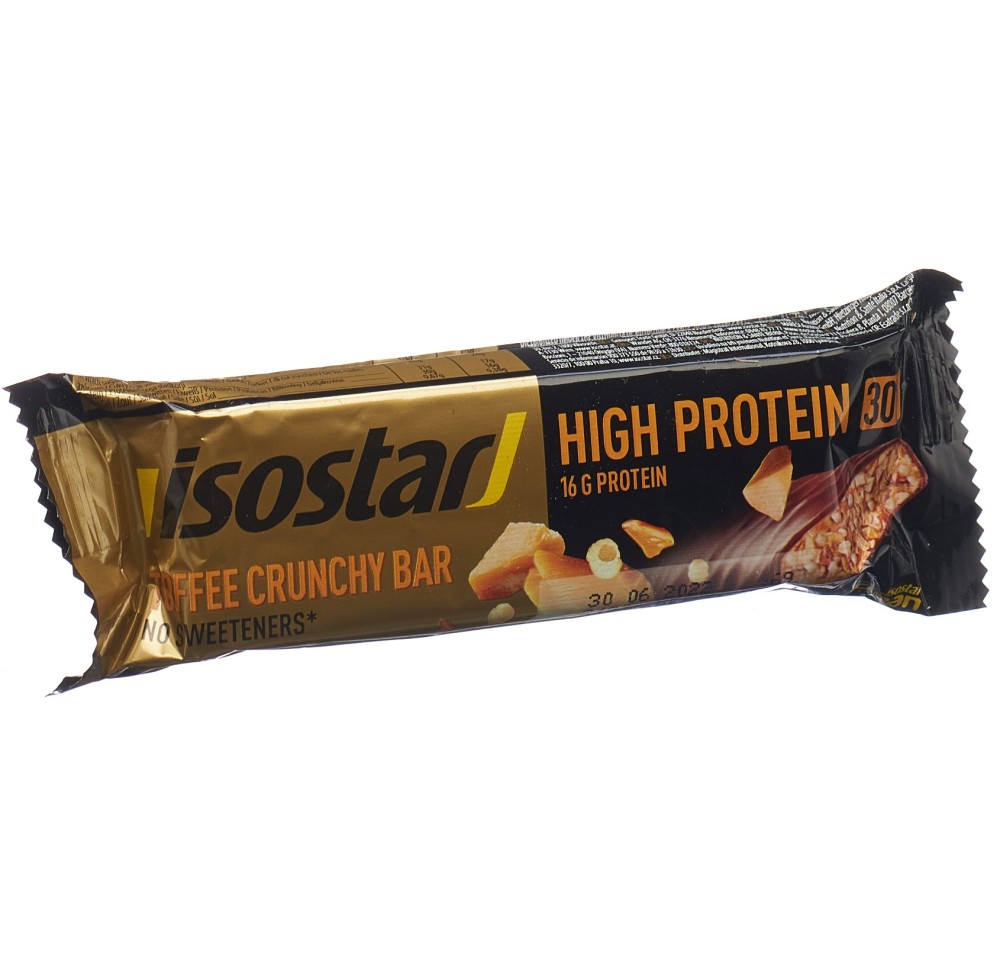ISOSTAR High Protein barre toffee crun 55 g