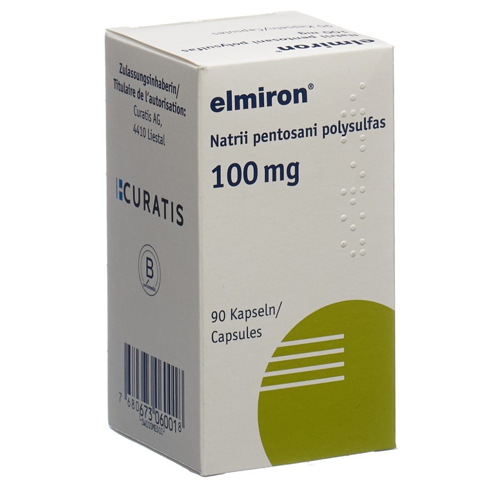 ELMIRON caps 100 mg bte 90 pce
