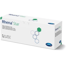 RHENA Star bande élast 4cmx5m chair ouvert 10 pce