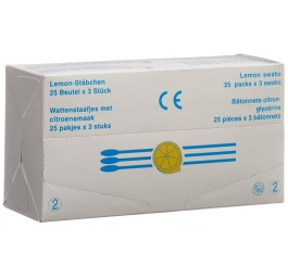 APPLIMED bâton ouatés lemon glycérine 25 x 3 pce
