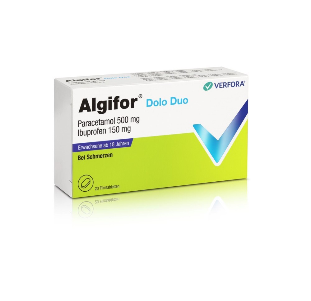 ALGIFOR Dolo Duo cpr pell 500 mg/150 mg 20 pce