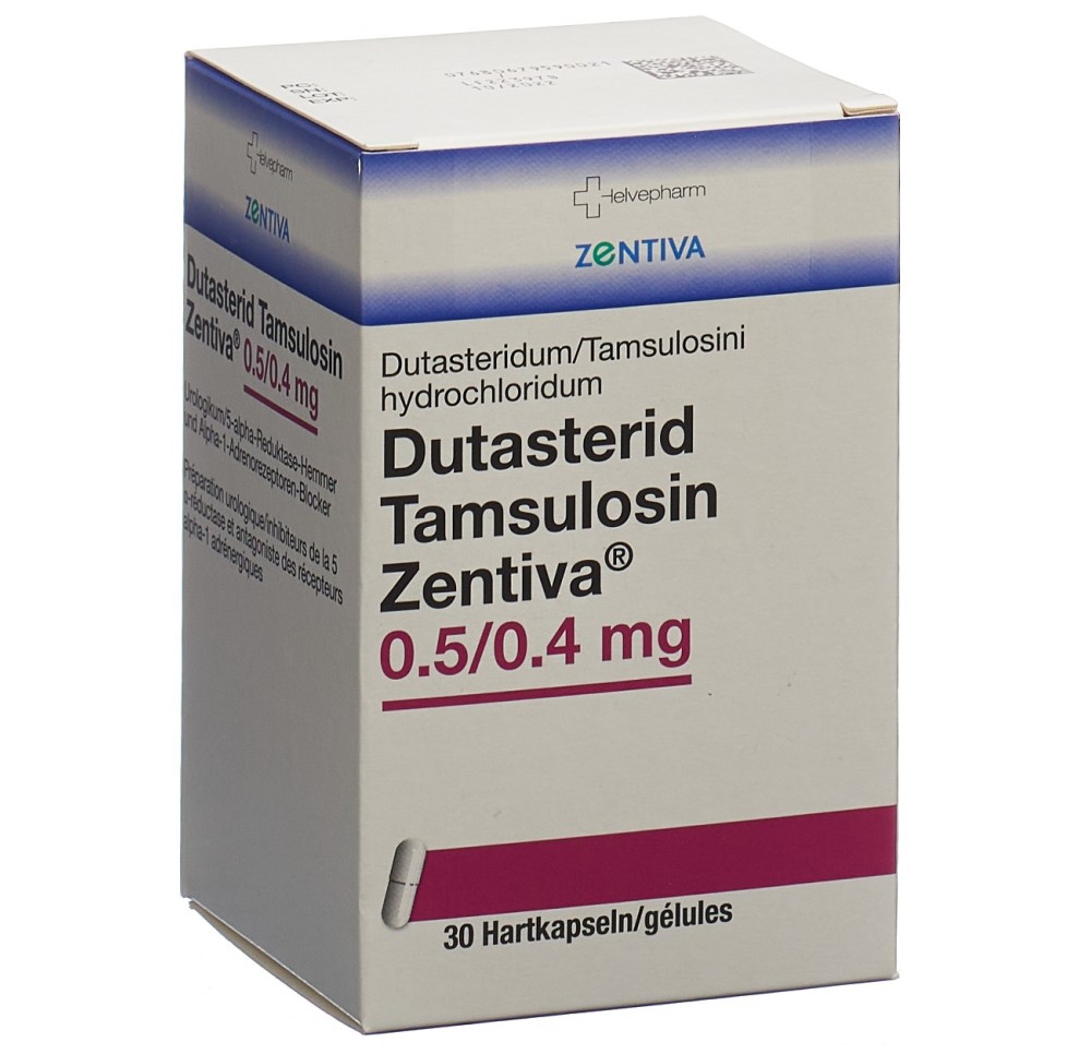DUTASTERID Tamsulosin Zentiva 0.5/0.4mg bte 30 pce