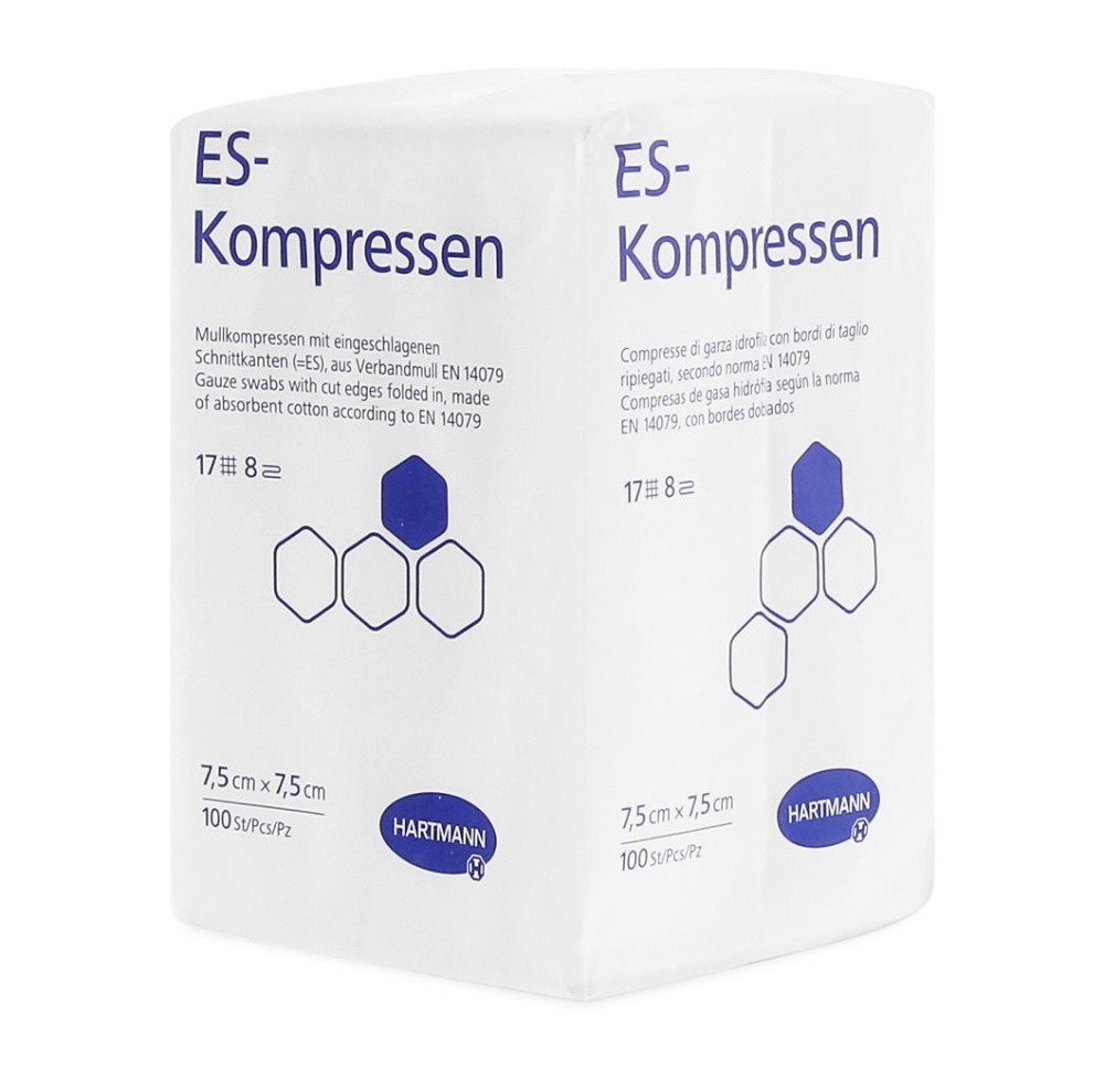 HARTMANN compresses ES 12couches 5x5cm 100 pce