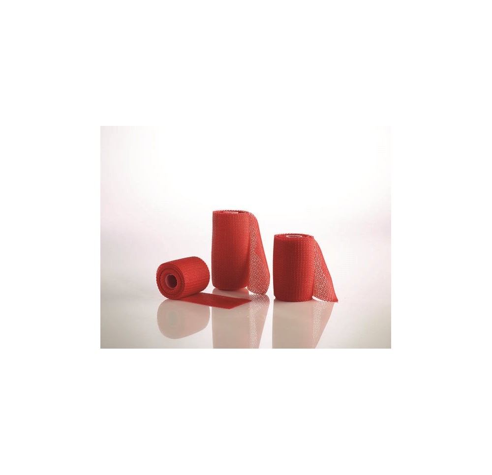 CELLACAST Soft bande 10cmx3.6m rouge 10 pce
