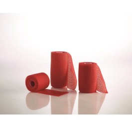 CELLACAST Soft bande 10cmx3.6m rouge 10 pce