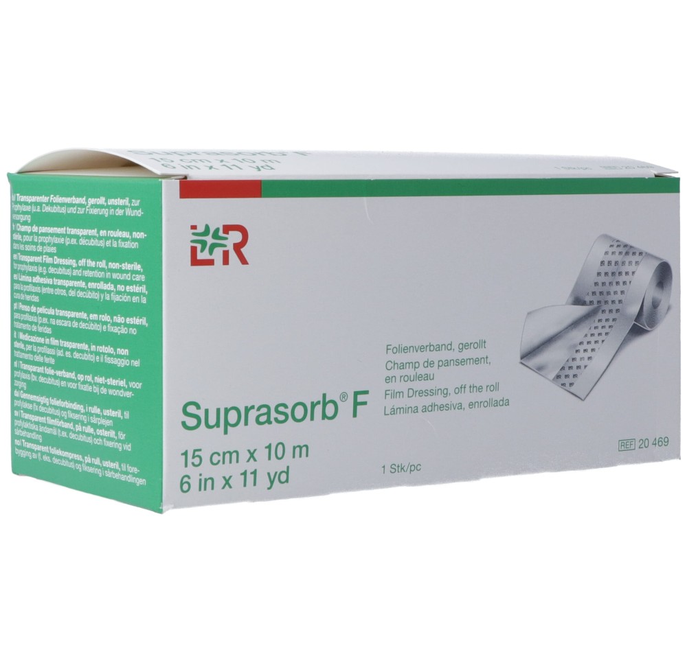 SUPRASORB F pansement film 15cmx10m n stér rouleau
