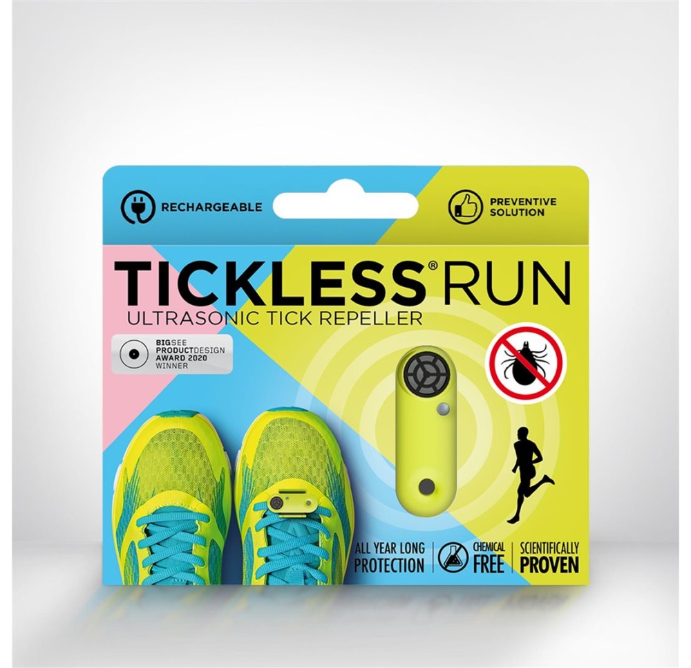 TICKLESS Protection tiques run néon