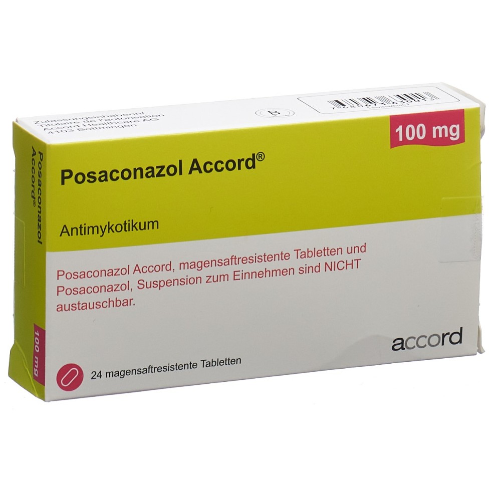 POSACONAZOL Accord cpr 100 mg 24 pce
