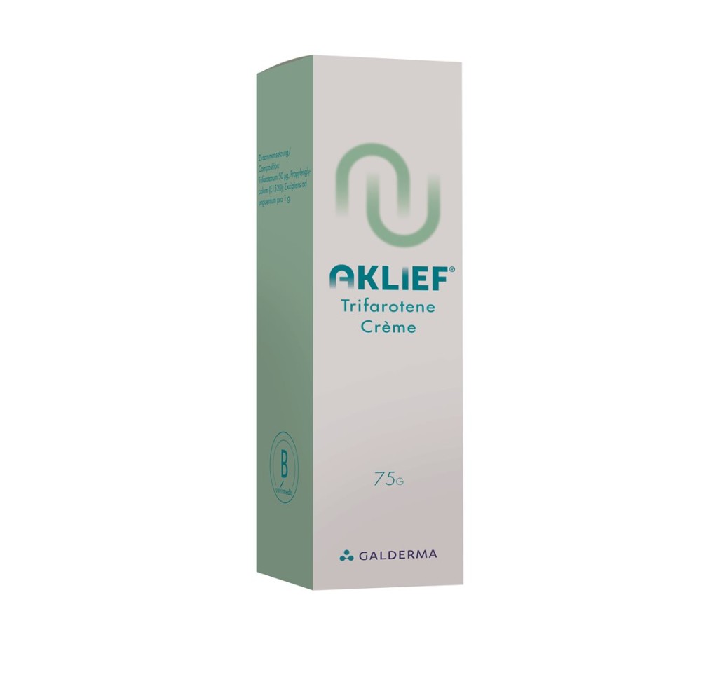 AKLIEF crème 50 mcg/g dispenser 75 g