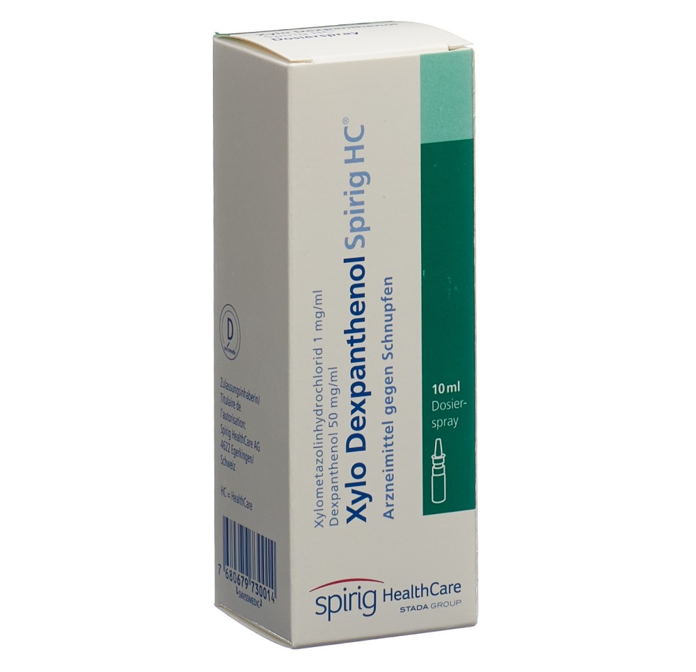 XYLO DEXPANTHENOL Spirig HC spray nasal fl 10 ml