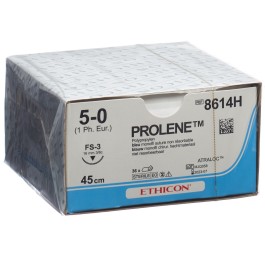 PROLENE 45cm bleu 5-0 FS-3 36 pce