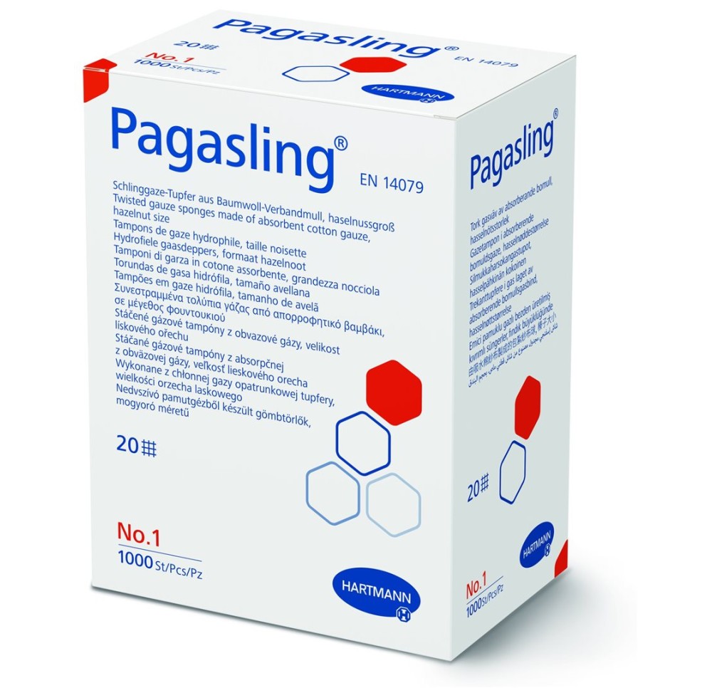 PAGASLING boules gazes Gr1 1000 pce