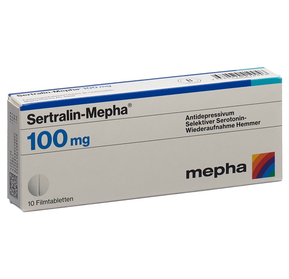 SERTRALIN Mepha cpr pell 100 mg 10 pce