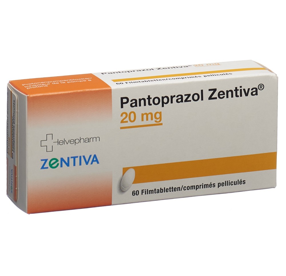 PANTOPRAZOL Zentiva cpr pell 20 mg 60 pce