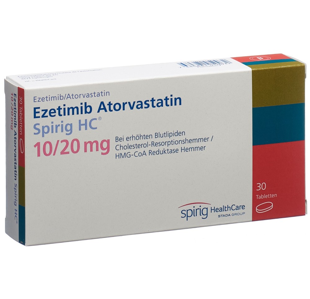 EZETIMIBE Atorvast Spirig HC cpr 10mg/20mg 30 pce