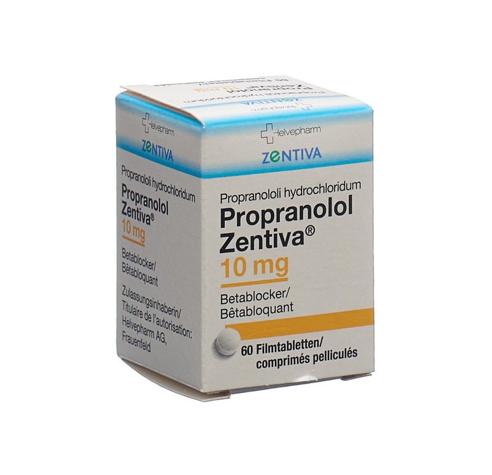 PROPRANOLOL Zentiva cpr pell 10 mg bte 60 pce