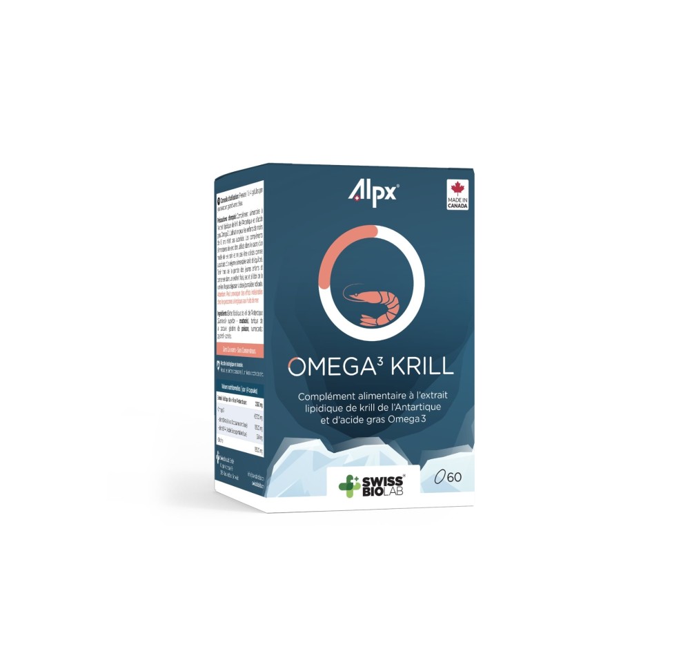 ALPX Omega 3 Krill gélules bte 60 pce
