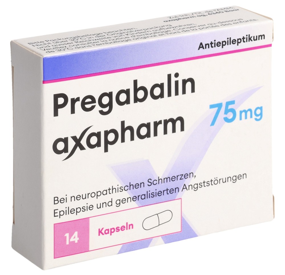 PREGABALINE axapharm caps 75 mg 14 pce