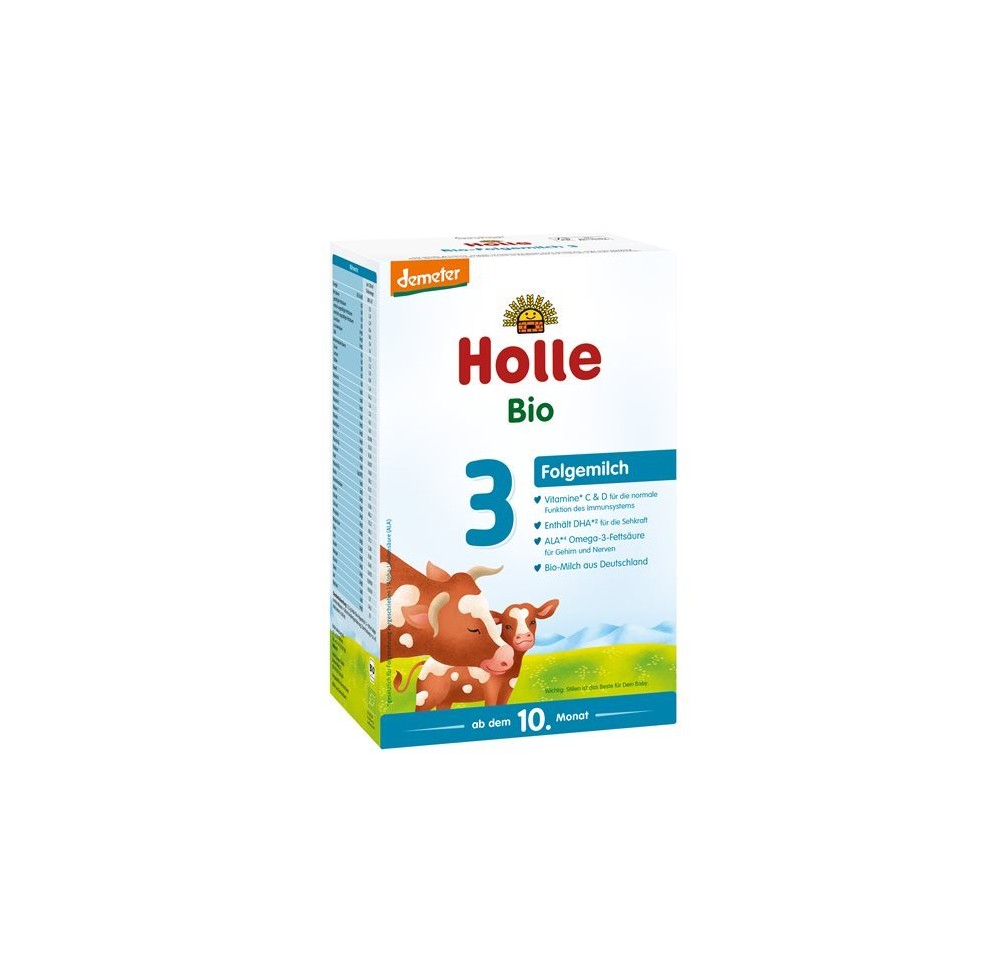 HOLLE lait de suite 3 bio (nouveau) 600 g