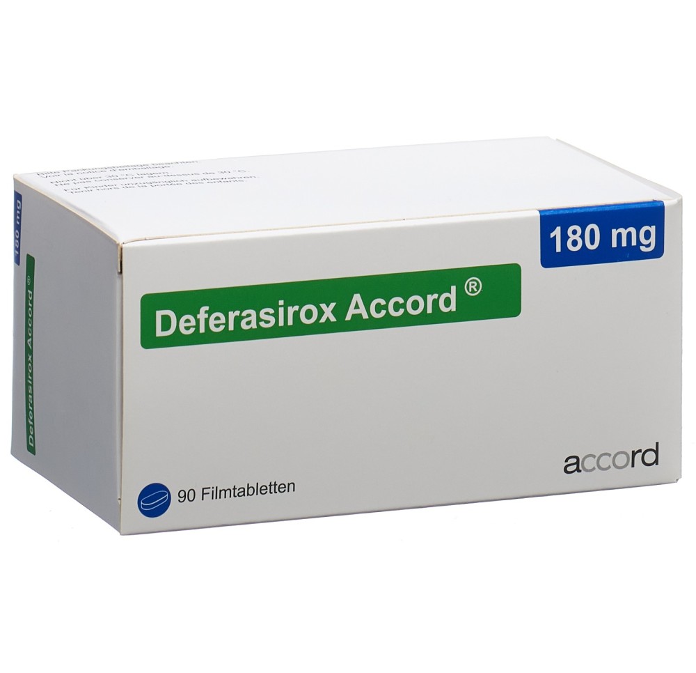 DEFERASIROX Accord cpr pell 180 mg 90 pce