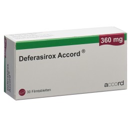 DEFERASIROX Accord cpr pell 360 mg 30 pce