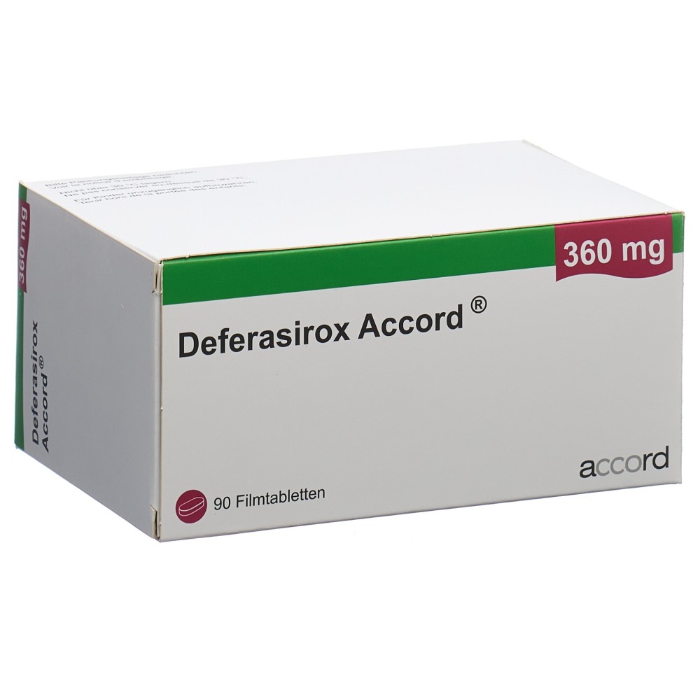 DEFERASIROX Accord cpr pell 360 mg 90 pce