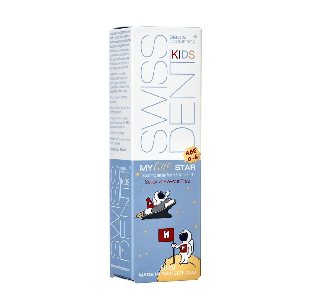 SWISSDENT KIDS My Little Star pâte dentif tb 50 ml