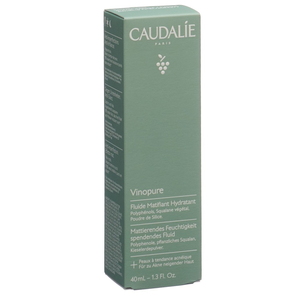 CAUDALIE VINOPURE Fluide Matif Hydratant 40 ml