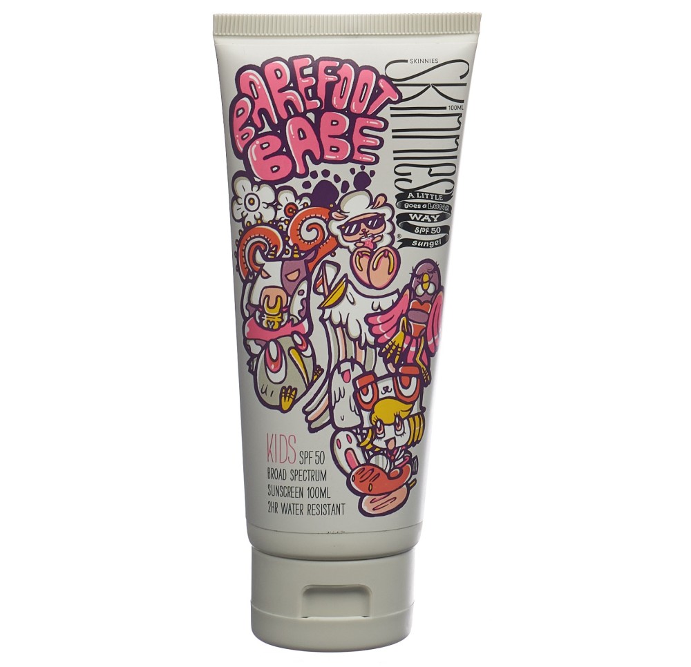 SKINNIES Gel Solaire Kids Barefoot Ba SPF50 100 ml