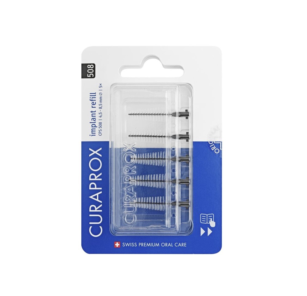 CURAPROX CPS 508 Implant bros inter ref bla 5 pce