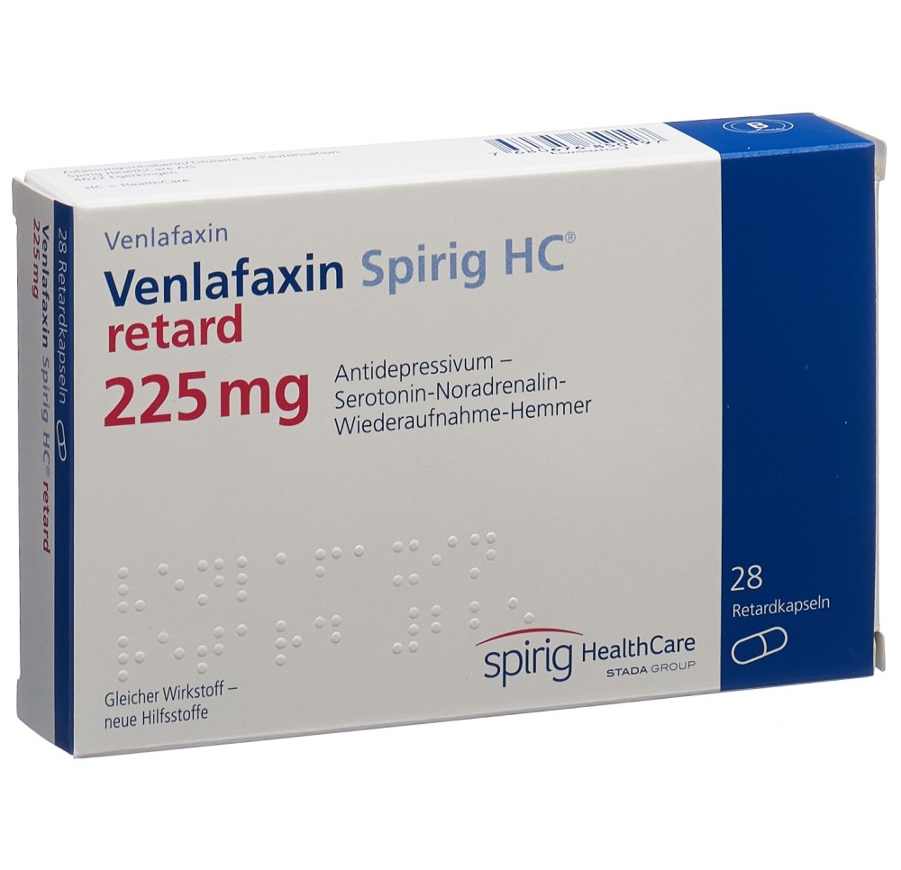 VENLAFAXINE Spirig HC caps ret 225 mg 28 pce