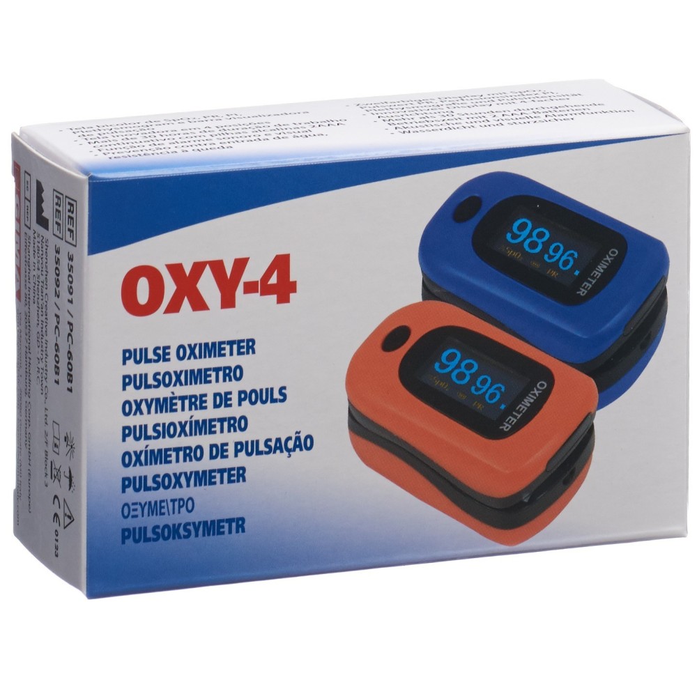 GIMA Oxymètre de pouls orange OXY-4