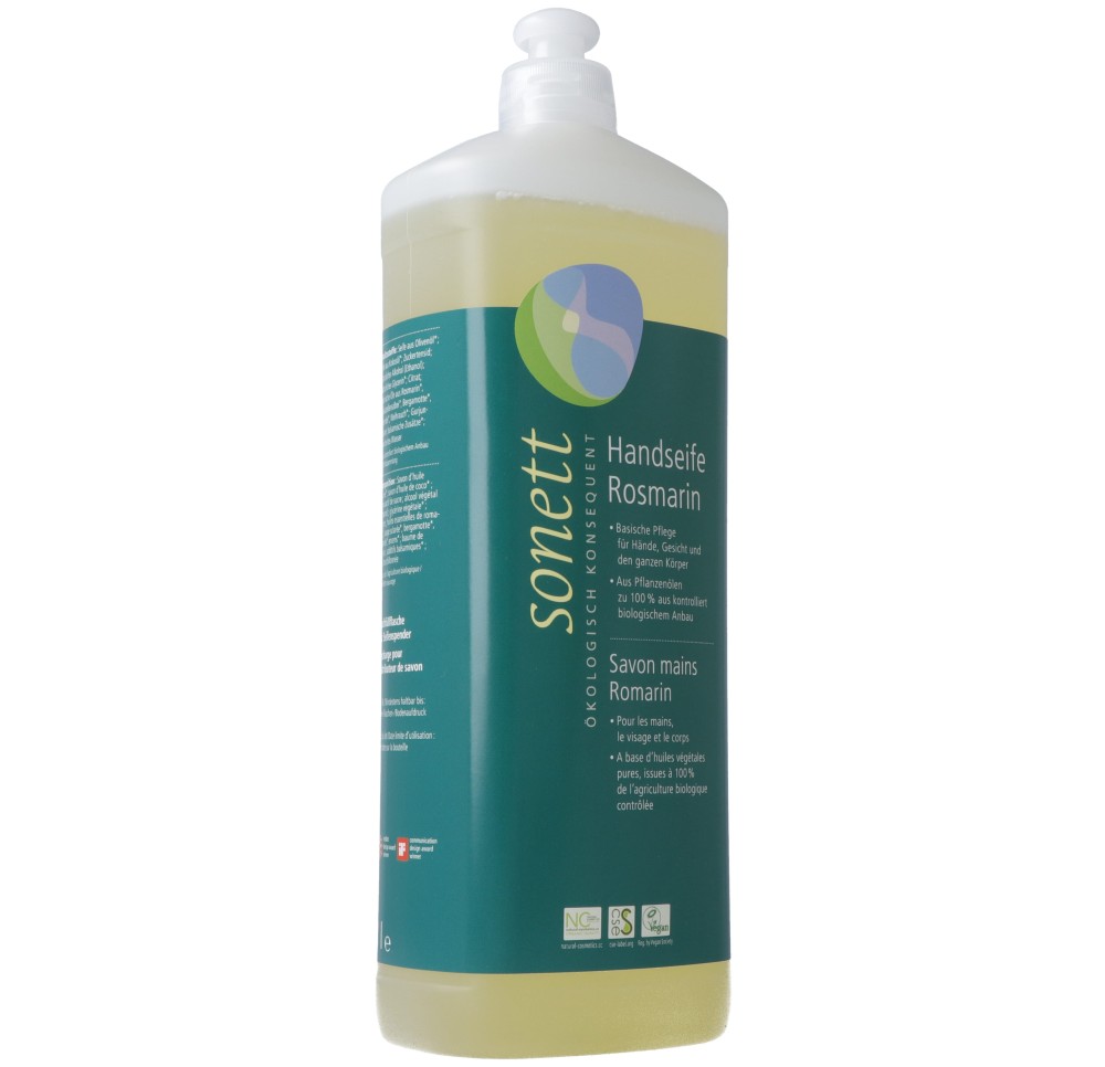 SONETT savon mains romarin recharge 1 lt