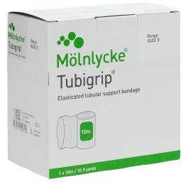 TUBIGRIP bandage tubulaire E 10mx8.75cm beige