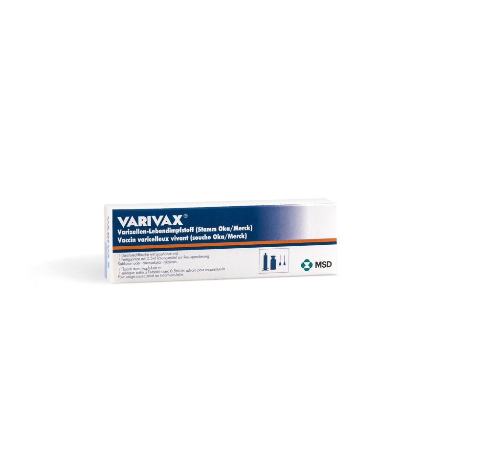 VARIVAX susp inj ser pré 0.5 ml