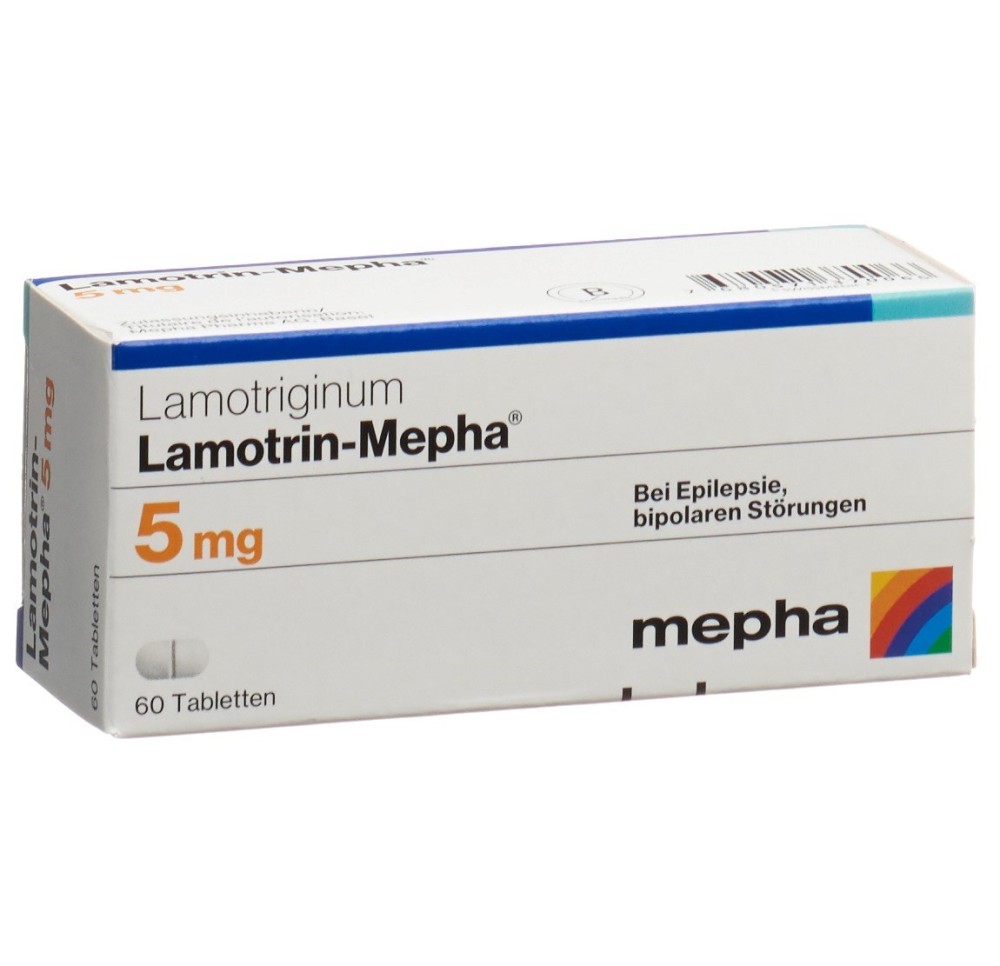 LAMOTRIN Mepha cpr disp 5 mg 60 pce