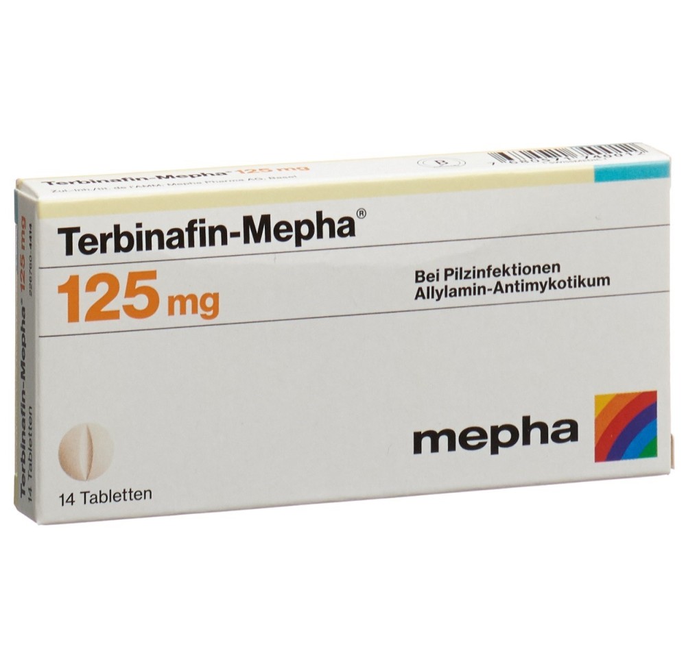 TERBINAFIN Mepha cpr 125 mg 14 pce