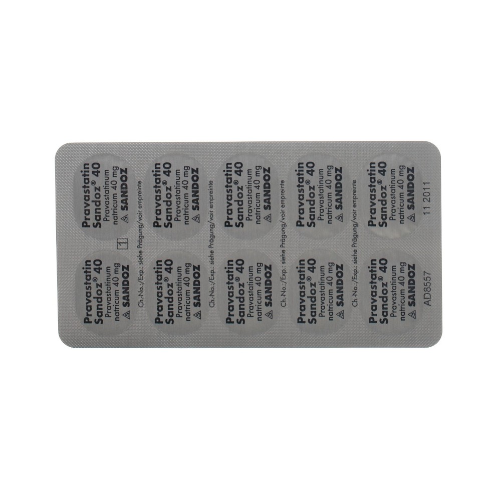 PRAVASTATINE Sandoz cpr 40 mg 100 pce