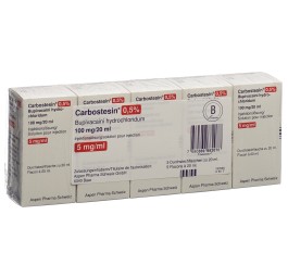 CARBOSTESIN 0.5% sol inj 100 mg/20ml 5 amp 20 ml