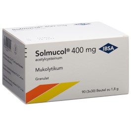 SOLMUCOL gran 400 mg s sucre 90 sach 1.8 g